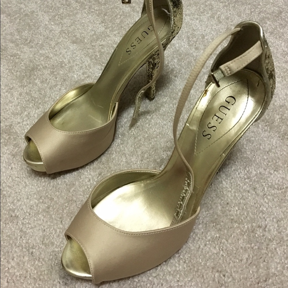 Women's Guess Peep Toe Heels